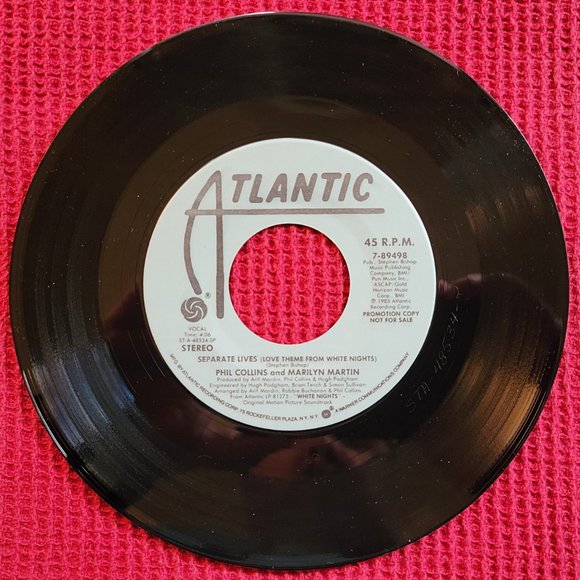 VINYL COLLECTORS -> SET OF 3 RARE Phil Collins PROMO 45s + bonus 45 - Picture 12 of 16